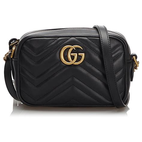 sac gucci bandoulière noir